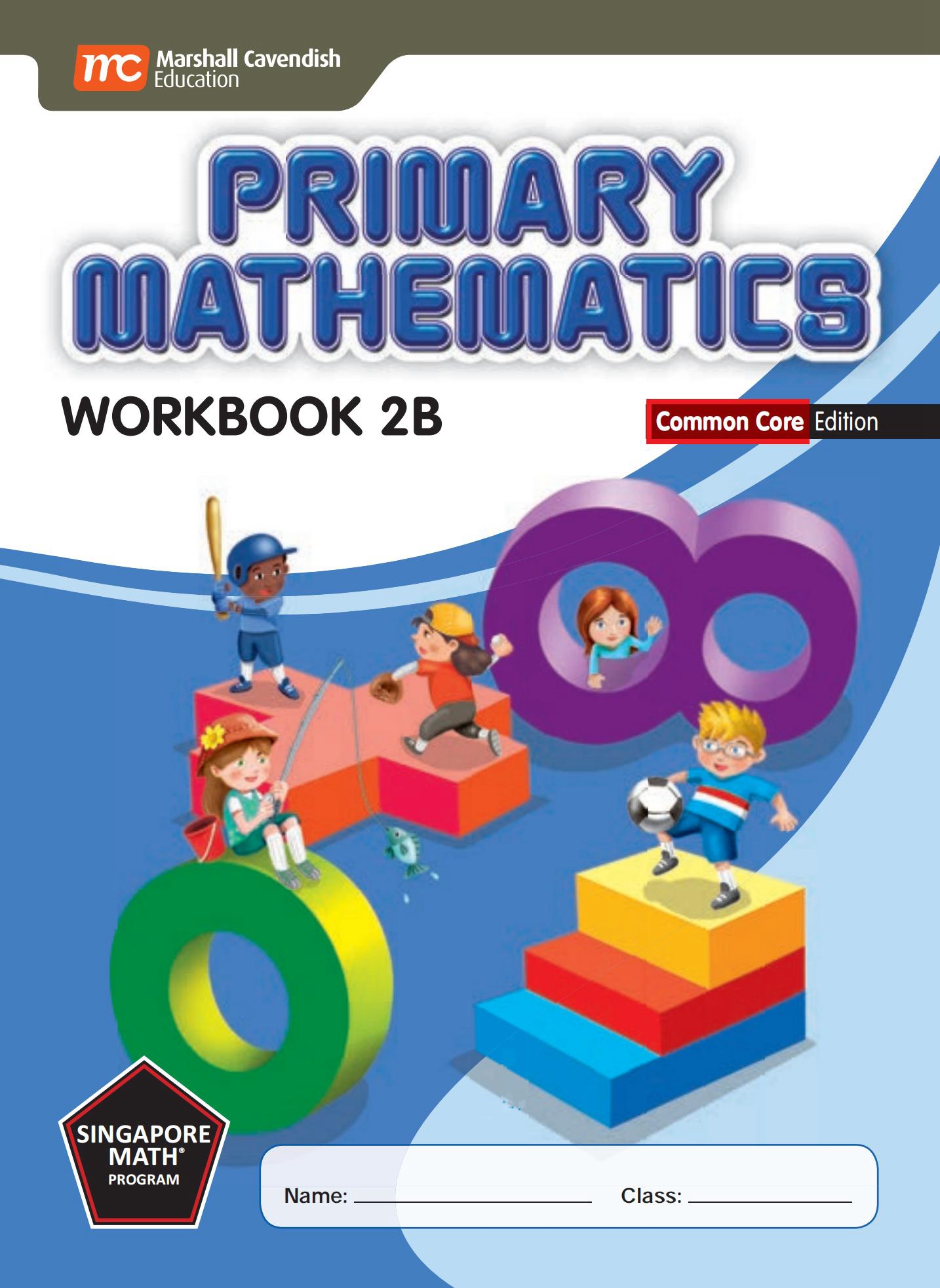 PRI MATH WB 2B CC美版新加坡数学符合CCSE大纲基于CPA教学法进口原版