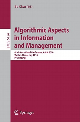 【预订】Algorithmic Aspects in Information and Management