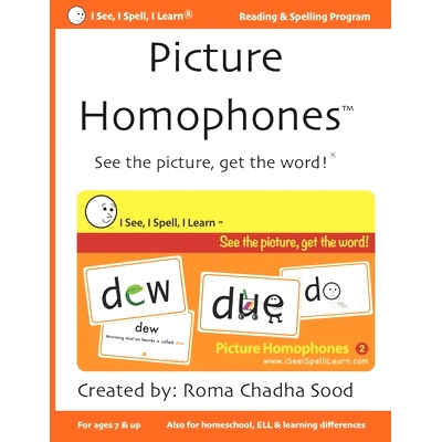 预订 Picture Homophones(TM) Book 2: See the picture, get the word!: 9781798766026