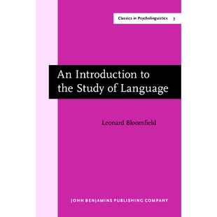 预订 An Introduction to the Study of Language. New edition.: 9789027218919