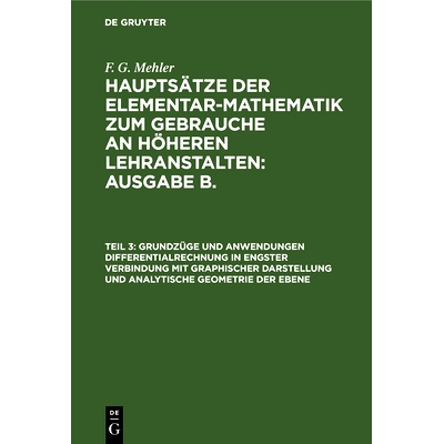 预订 Grundzüge und Anwendungen Differentialrechnung in engster Verbindung mit graphischer Darstellung und Analytische G