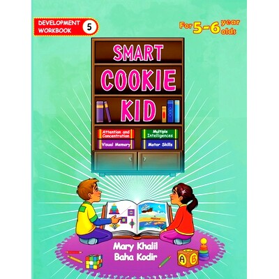 预订 Smart Cookie Kid For 5-6 Year Olds Educational Development Workbook 5: Attention and Concentration Visual Memory Mu