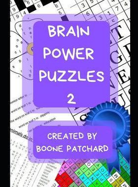 [预订]Brain Power Puzzles 2: Activity Book of Word Searches, Sudoku, Math Puzzles, Hidden Words, Anagrams, 9781092702126