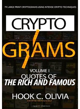 预订 Cryptograms Volume 1: Quotes of the Rich and Famous: 9781512243482