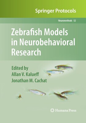【预订】Zebrafish Models in Neurobehavioral Research