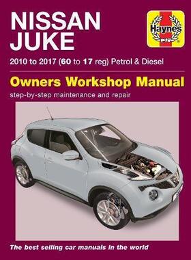 [预订]Nissan Juke (10 - 17) Haynes Repair Manual 9781785213809