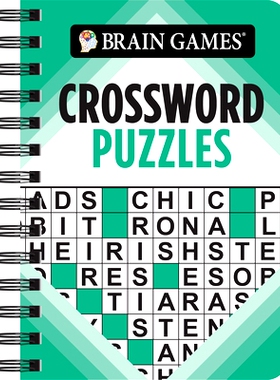 预订 Brain Games - To Go - Crossword Puzzles (Teal)