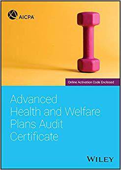 【预售】Advanced Health and Welfare Plans Audit Certificate