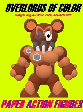 预订 Overlords of Color Rage Against the Shadows: Paper Toys: 9781977865786