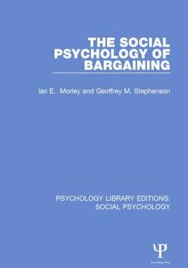 【预订】The Social Psychology of Bargaining