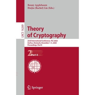 23rd TCC Theory Cryptography 1–5 预订 December International Aarhus 2025 Conference Proceedings Denmark