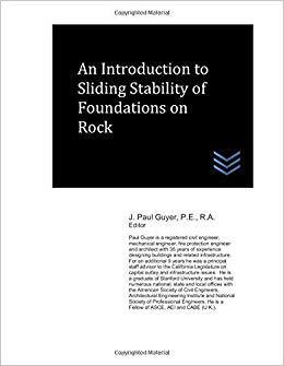 【预售】An Introduction to Sliding Stability of Foundations on Rock