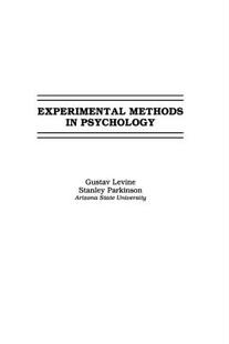 Methods Experimental Psychology 预订