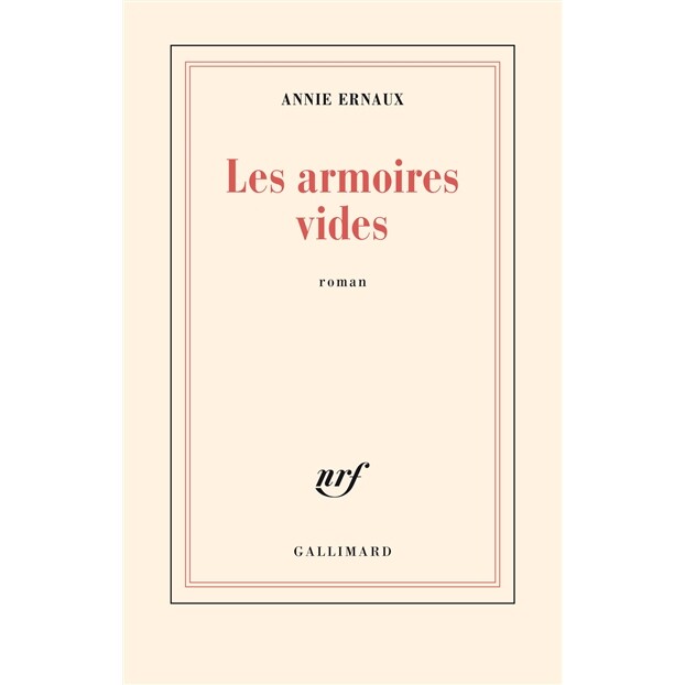 空衣橱 安妮·埃尔诺 诺贝尔文学奖作家 Les armoires vides 法语原版 Annie Ernaux