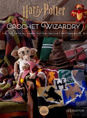 哈利波特 钩针魔法 手工编织书 英文原版 Harry Potter: Crochet Wizardry: The Official Harry Potter Crochet Pattern Book
