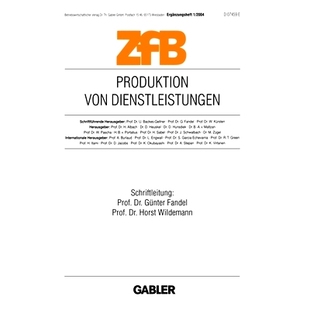 预订 Produktion Von Dienstleistungen: 9783409126434