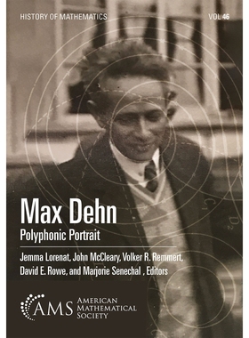 预订 Max Dehn: Polyphonic Portrait 马克斯·德恩：复调肖像: 9781470461065