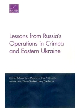 预订 Lessons from Russia’s Operations in Crimea and Eastern Ukraine: 9780833096067