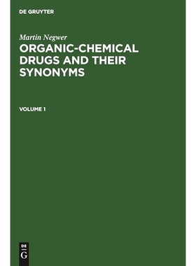 预订 Org. Chem. Drugs A. Synon. V. 1  6A Ocds: 9783112478615