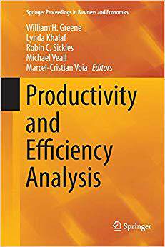 【预售】Productivity and Efficiency Analysis