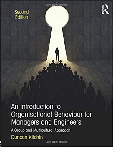 【预售】An Introduction to Organisational Behaviour for Managers and Engineers