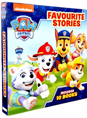 预售 狗狗巡逻队套装 10册 图画故事书 汪汪队立大功 英文原版 Paw Patrol Boxset 10 titles