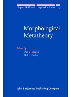 预订 Morphological Metatheory. 形态的元理论: 9789027257123