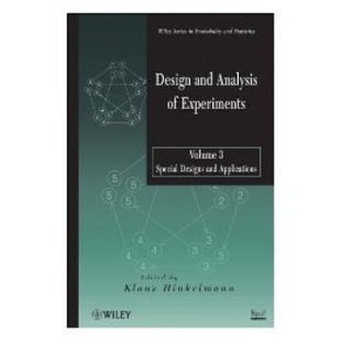 Analysis 9780470530689 第3卷 Special Design And Designs Experiments 实验设计与分析 预订 Volume Applications