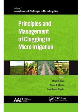 预订 Principles and Management of Clogging in Micro Irrigation 微灌堵塞原理与管理: 9781774635865