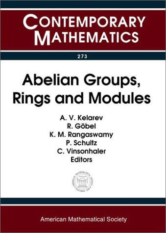 【预售】Abelian Groups, Rings and Modules
