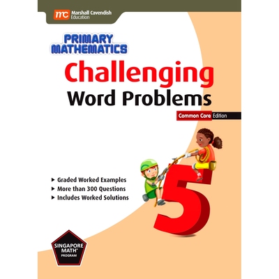 现货 Primary Maths Challenging Word P5 CC 美版新加坡数学 符合CCSE大纲 基于CPA教学法 进口原版