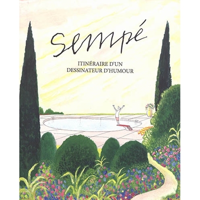 现货 桑贝 幽默主题原画集 Sempé 法国插画艺术家 赠帆布包 大开本收藏 法语原版 Itinéraire d'un dessinateur d'humour