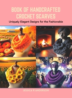 预订 Book of Handcrafted Crochet Scarves: Uniquely Elegant Designs for the Fashionable: 9798873650316