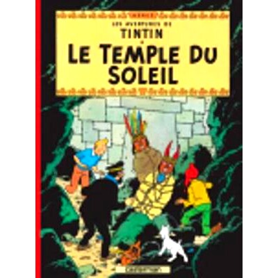 法语原版 丁丁历险记 太阳神的囚徒 精装大开本收藏纪念 Les Aventures de Tintin: Le Temple Du Soleil 比利时经典漫画原装进口