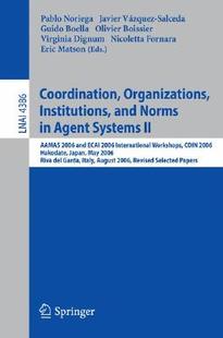 Norms Coordination Systems Agent and Institutions Organizations 预订