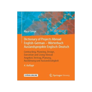 预订 Dictionary of Projects Abroad English-German - Wörterbuch Auslandsprojekte / Englisch-Deutsch