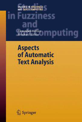 【预订】Aspects of Automatic Text Analysis