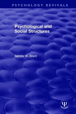 【预订】Psychological and Social Structures