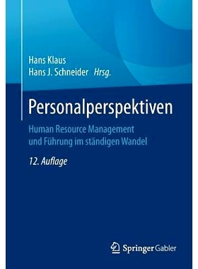 预订 Personalperspektiven: Human Resource Management und Führung im ständigen Wandel: 9783658139704