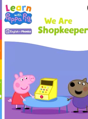 预订 Learn with Peppa Phonics Level 2 Book 7 - We Are Shopkeepers (Phonics Reader): 9780241576182