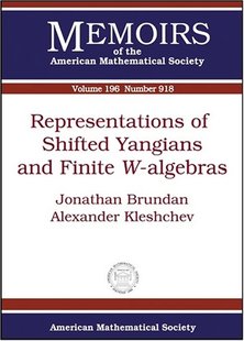 Shifted 预售 algebras Finite Representations and Yangians