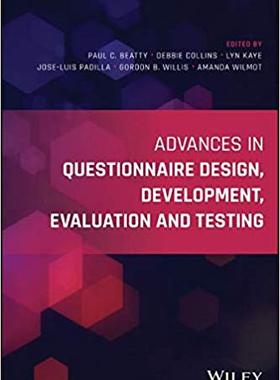 【预售】Advances in Questionnaire Design, Development, Evaluation and Testing