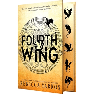 龙骑士战争学院 The 四旋翼 英文原版 Yarros 刷边纪念版 Empyrean Wing 精装 奇幻小说 Rebecca Fourth 特装 现货 经典
