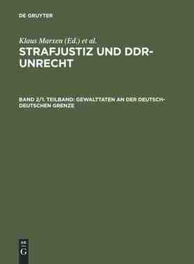 【预订】Gewalttaten an der deutsch-deutschen Grenze 9783899490060