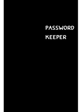 预订 Password Keeper: Large (6 x 9 inches) - 100 Pages - Black Cover: Keep your usernames, passwords, social info, web a