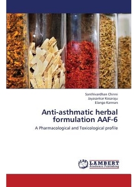 预订 Anti-Asthmatic Herbal Formulation Aaf-6: 9783659424663