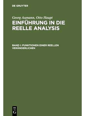 预订 Funktionen einer reellen Veränderlichen: 9783110019704