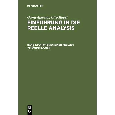 预订 Funktionen einer reellen Veränderlichen: 9783110019704
