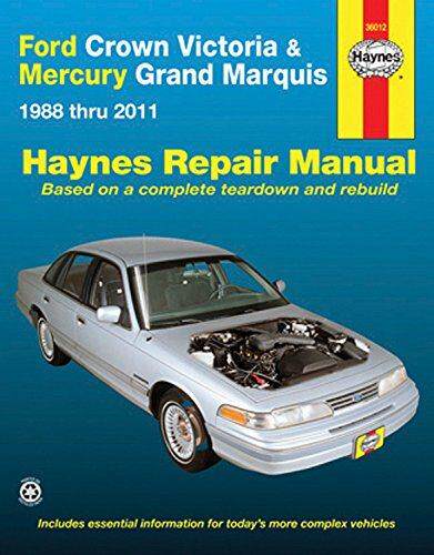 [预订]Ford Crown Victoria & Mercury Grand Marquis (1988-2011) (Covers all fuel-injected models) Haynes Rep 9781620921951