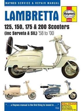[预订]Lambretta Scooters (58 - 00) Haynes Repair Manual 9781785213953